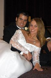 My Wedding - This is a photo of my husband and me. We were married on December 6, 2003. He is the love of my life.
