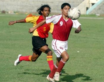 a football match - football match