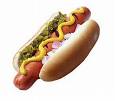 Hot dogs are good! - a picture of a hotdog with ketchup and relish