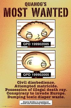 Stewie's wanted poster - Family Guy Stewie's wanted poster - Family Guy