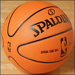 New Basketball - Picture of the new basketball that everyone is complaining about.