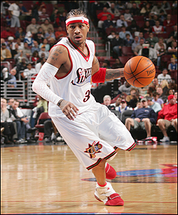 Loyal Fan - Picture of Allen Iverson.  We may not see him wear a Sixers uniform much longer.