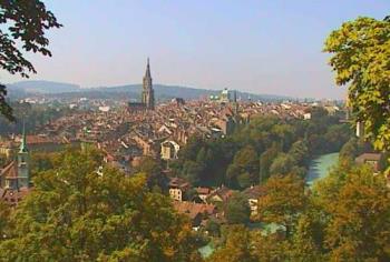 Bern Rosengarten - This is a part of the old town. View from the famous Rosengarten