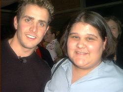Me and Joe Mac - This is a picture of Joey McIntyre and I when he came to my university for a show.  I was just as excited to meet him 10 years after they were popular as I would have been when I was 10 years old!