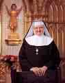 Mother Angelica - nun who has many witty explanations of our relationship with God.  Comfortable in front of the television and met Mother Theresa