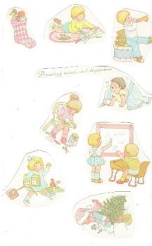 pics taken from a baby book - would be good for baby book scrapbooks