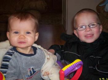 my boys - keenen and kaleb