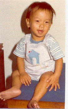 Dutch - photo of 18-month old Vietnamese orphan Dutch who lived with me 10 days before immigrating to Australia