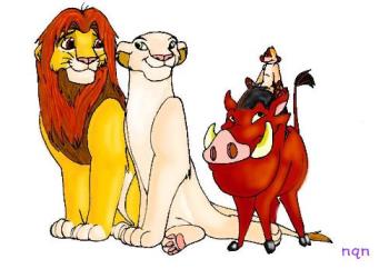 Timon & Pumbah - Characters of The Lion King Picture.