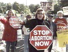 ABORTION PROTESTS - ABORTION DEMONSTRATIONS