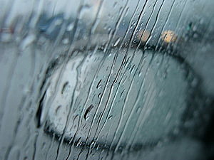 rain from window - rain
