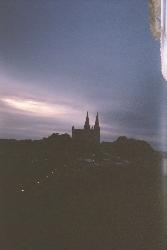 Church at Sunset in Armagh - This was a photo I took from the window of my room at a youth hostel in Armagh. It was taken with a cheap disposable camera, and I thought it probably wouldn&#039;t come out. I was pleasantly surprised.