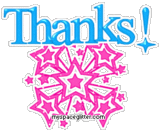 Thanks - a thank you image
