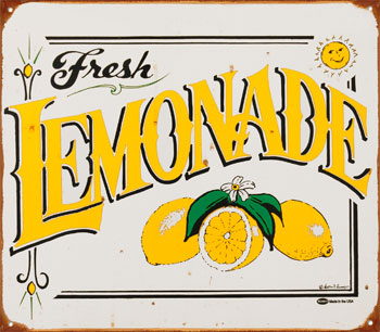 When life hands you lemons... - make lemonade!