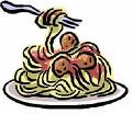 italian food - this is an image of spaghetti and meatballs