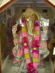 Lord Vinayaka - elephant god of India - Photograph taken at Prasanna Ganapathi Temple, Mysore, India