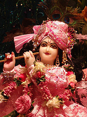 May lord Krishna bless U - Lord Krishna&#039;s statue.