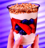 yogurt - Fruit n yogurt parfait!!