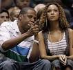 Jay-Z & Beyonce - Jay-Z and Beyonce Knowles are both very famous singers and have been together for a while. They are planning to get married shortly and are currently engaged. They have both featured on each others albums and help each other out.