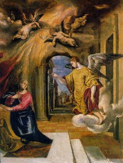 Angel Gabriel in the Annunciation - Angel Gabriel