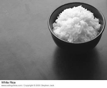 white rice - this is very healthy for the daily working persons in a large and with mental tensions.