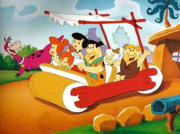 The Flintstones - Fred, Barney and family!