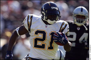 Ladanian Tomlinson of the San Diego Chargers - Ladanian Tomlinson of the San Diego Chargers. Single season touchdown king!