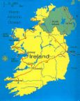 Ireland - A map of Ireland