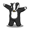 charming badger - This is a badger