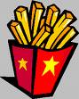 French fries - fries that you can get in fast food stalls