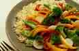 rice dish - mixed vegetable go with our rice and helps to fill out a meal for 4 people.  nice flavors and good presentation, no bread needed