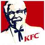 KFC logo - our method of warding off or treating colds is KFC or at least chicken soup with onion or garlic or hot peppers.
