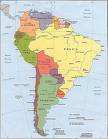 South America - A map of South America - an area of the world I have always been really fascinated with and would love to visit one day.