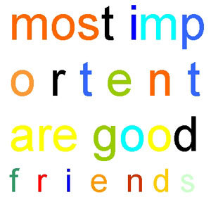 FRIENDSHIP - Superb USE of words in graphic form TO DEFINE FRIENDSHIP