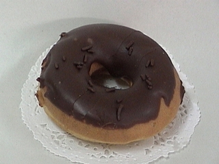 Donut - Chocolate Glazed Donut. 

Yummy!