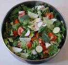 salad - a pic of a bowl of salad with tomatoes