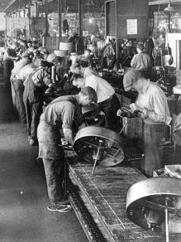 Work - ABC Washing Machine Assembly Line in East Peoria, ca.1935