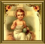 young angel - photo of a saint who is imagine in form of a child!