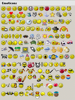 Smilies! - A small collection of smilies, or "emoticons"