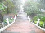 baguio city&#039;s famous grotto - the view from the top of the famous grotto