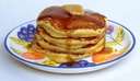 Pancakes - Stack of homemade pancakes