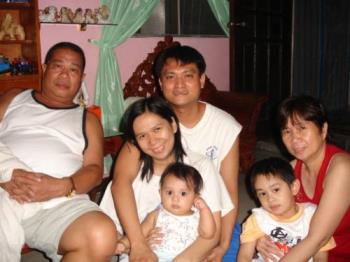 whole family(with my parents) - This is my family, wit my mom and dad