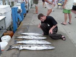 baracuda - deep sea fishing trip, I caught 2 my wife caught 2