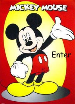 Mickey mouse - A photo of cartoon character Mickey Mouse.