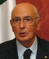 napolitano - President of italy