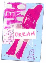 ATC Dream - ATC made from a delia's catalogue