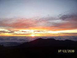 Haleakala sunrise - This is the sunrise from Haleakala in Maui