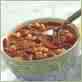 bowl of chili - chili in all its forms is a popular dish.  filling and warming and someimes downright hot