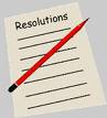 Resolutions - Resolutions 2007