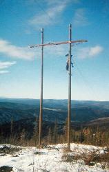 Moose on electrical line in Alaska. Don&#039;t ask me h - Moose stuck up in the air on an electrical line in Alaska.